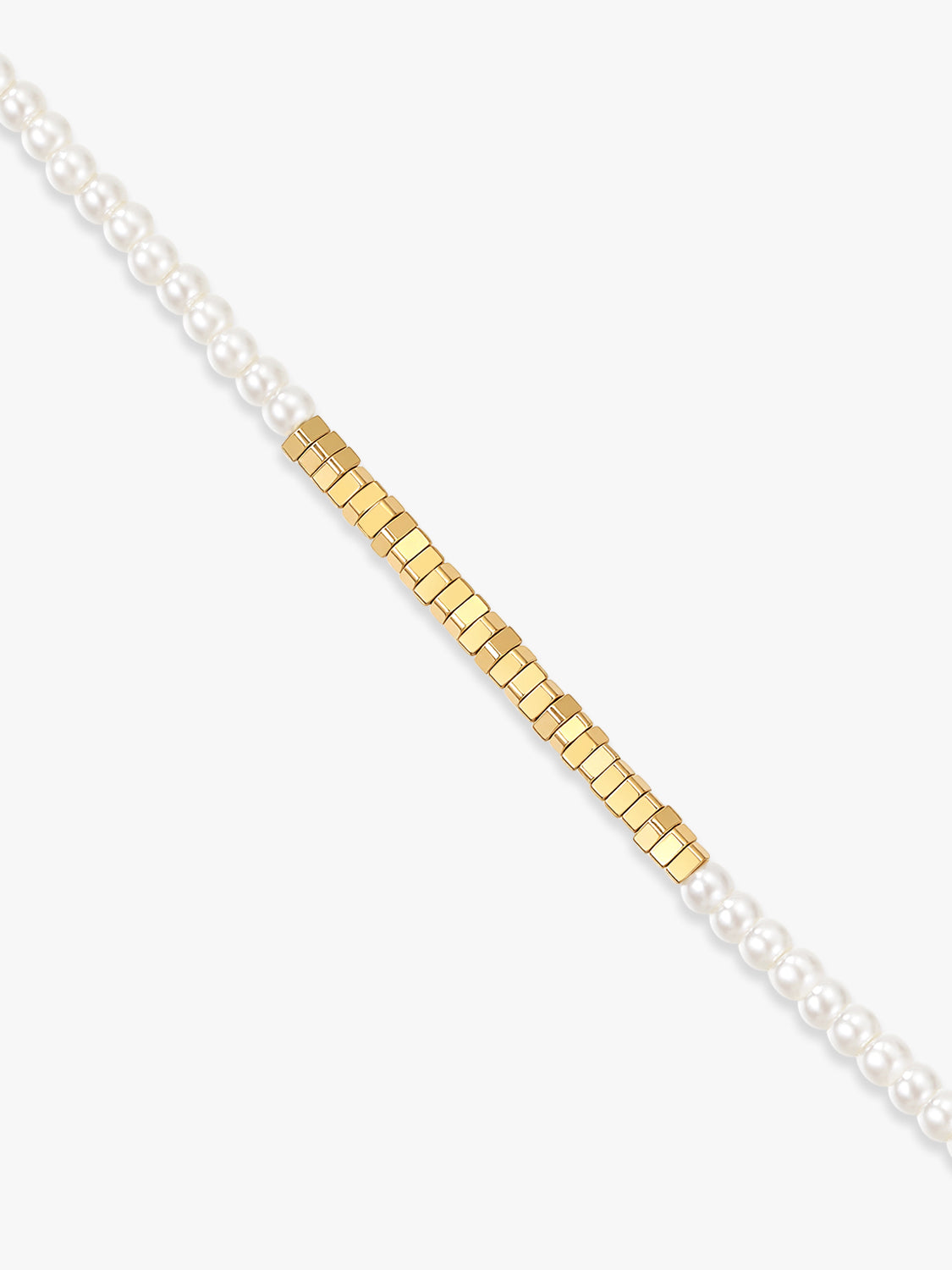 Pearl-mixed Necklace