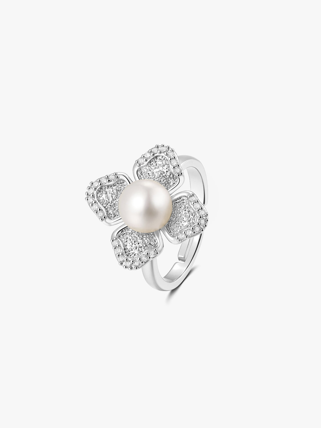 Silver Rosette Ring