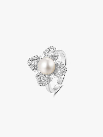Silver Rosette Ring
