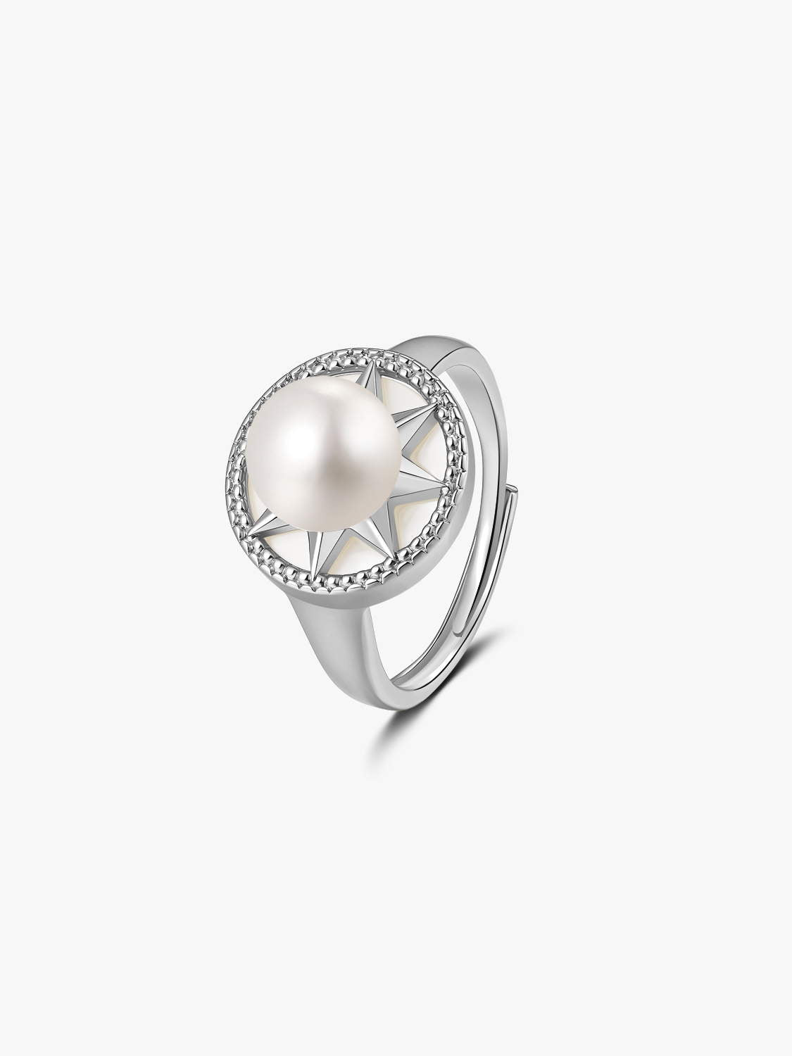 Silver Compass Ring