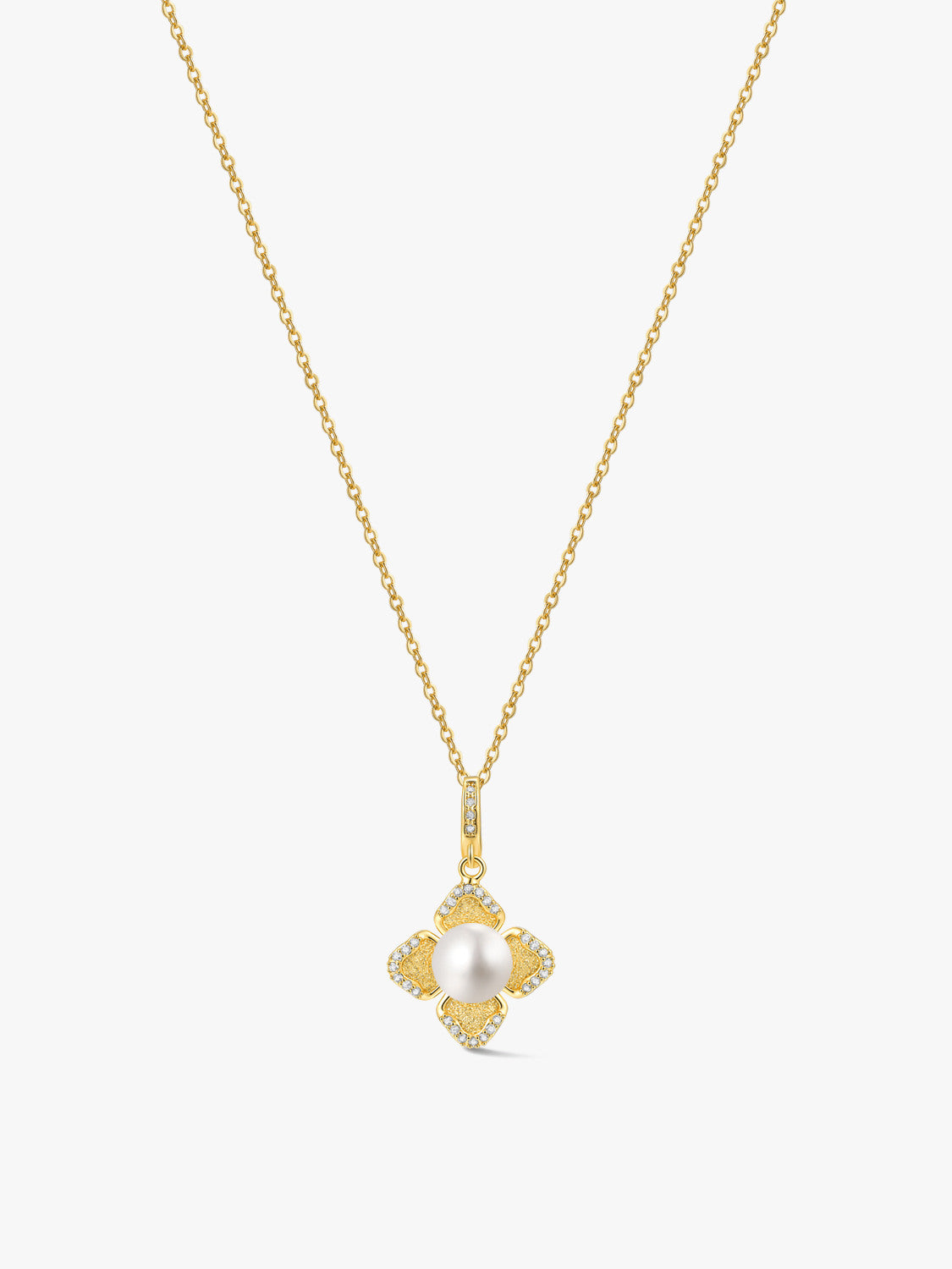 Rosette Pendant Necklace