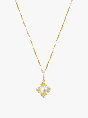 Rosette Pendant Necklace