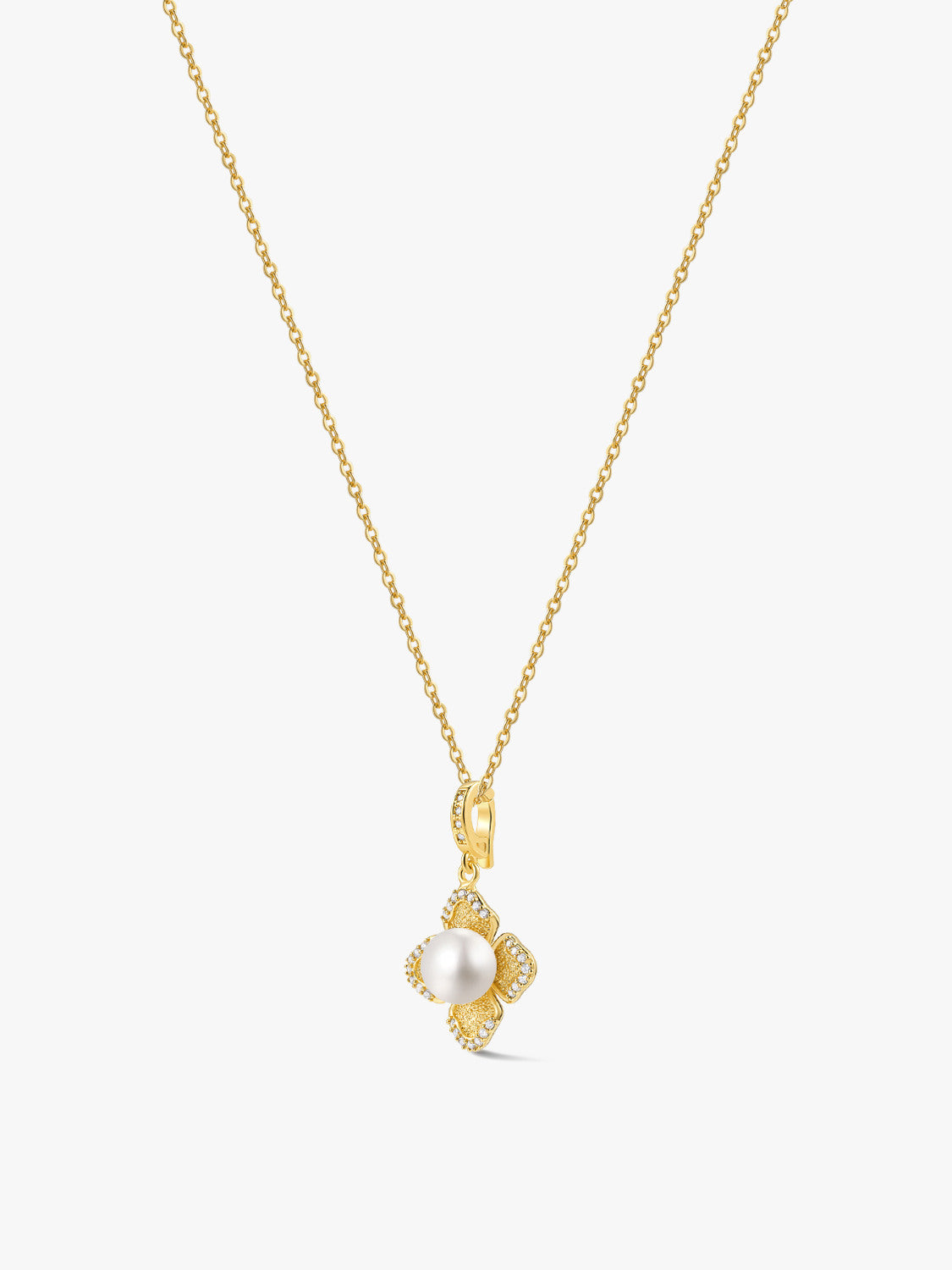 Rosette Pendant Necklace