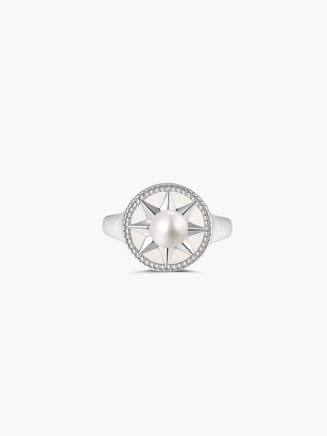 Silver Compass Ring