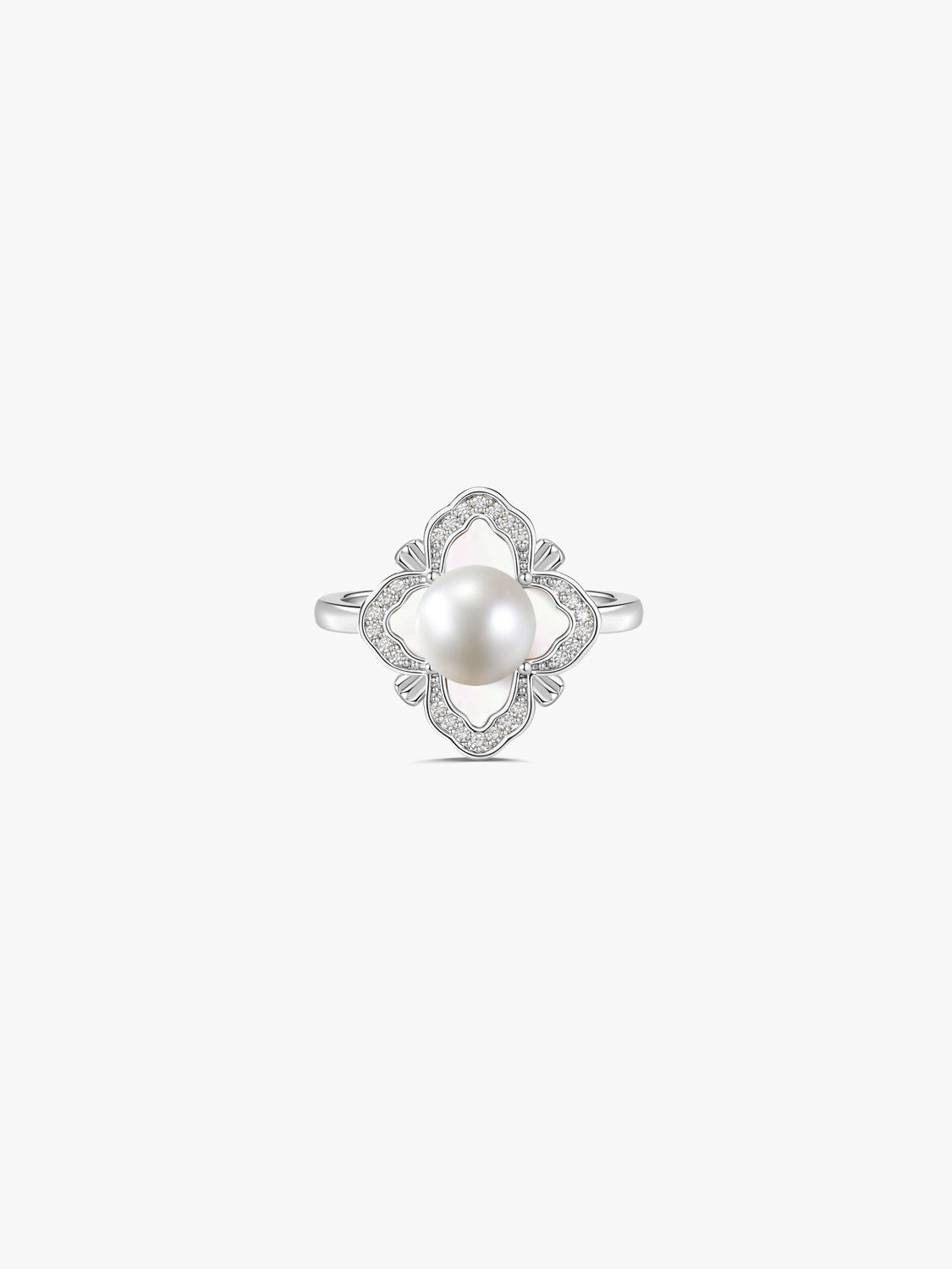 Silver Rosette Ring