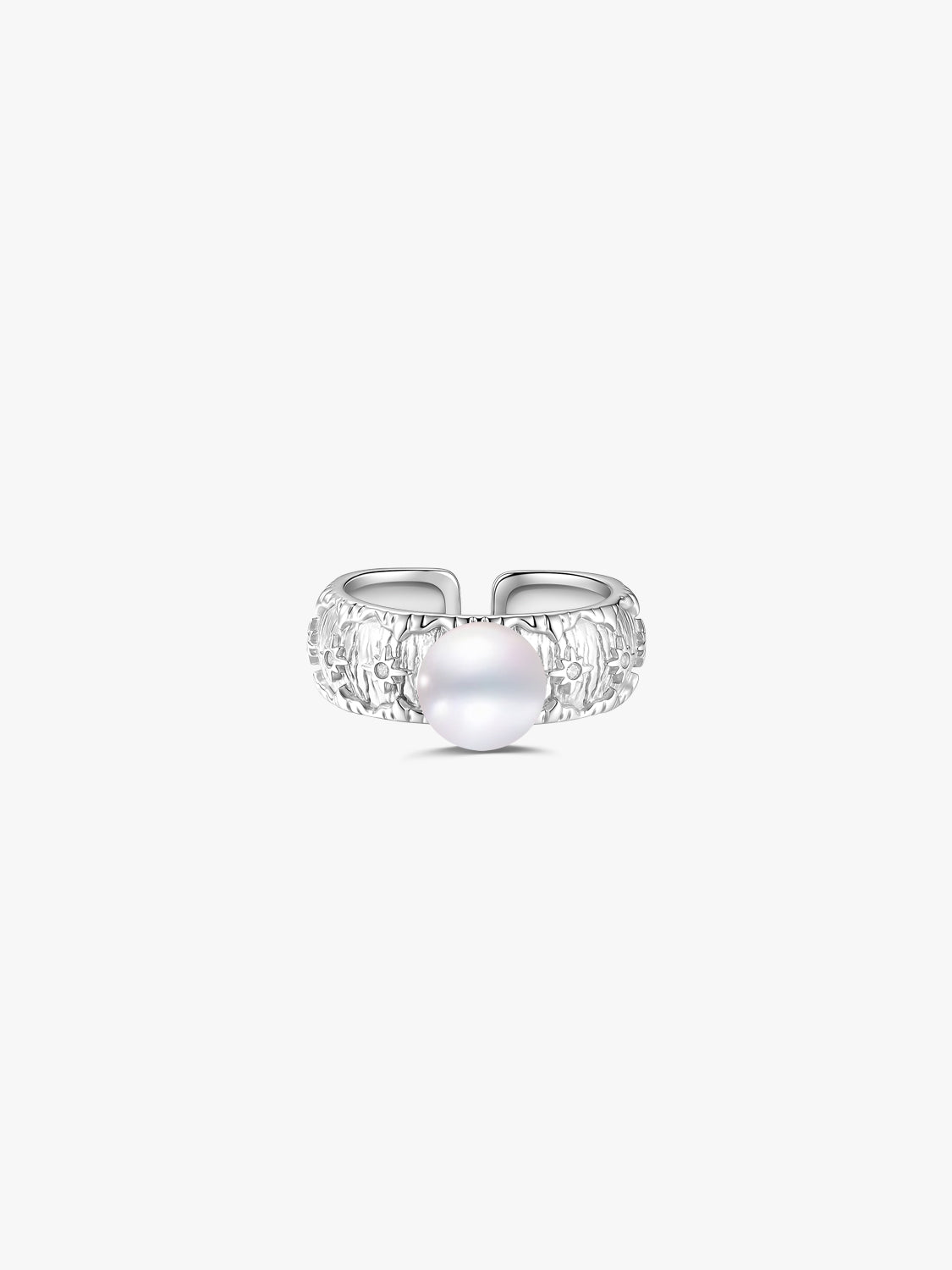 Metal Lace Cavalier Ring
