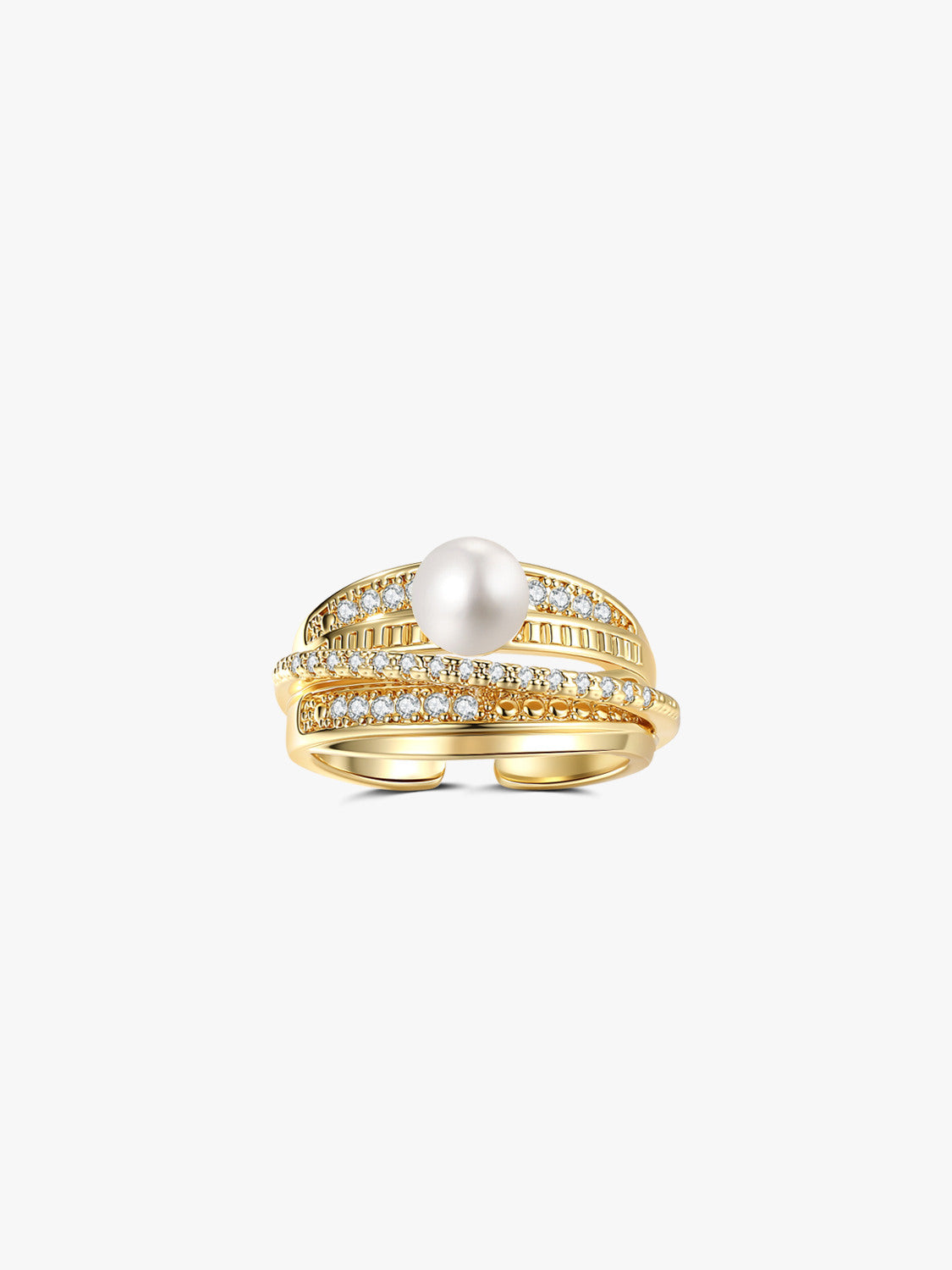 Arc Pearl Ring