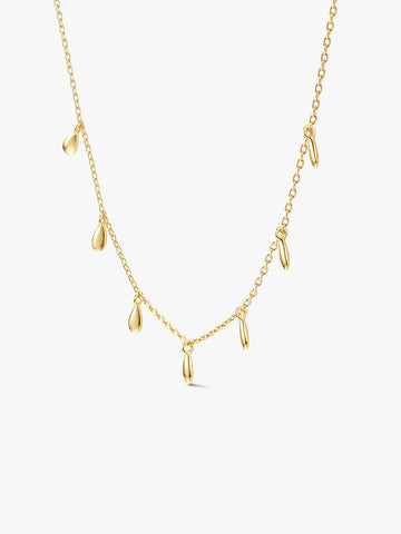 Celestial Dew Charm Necklace