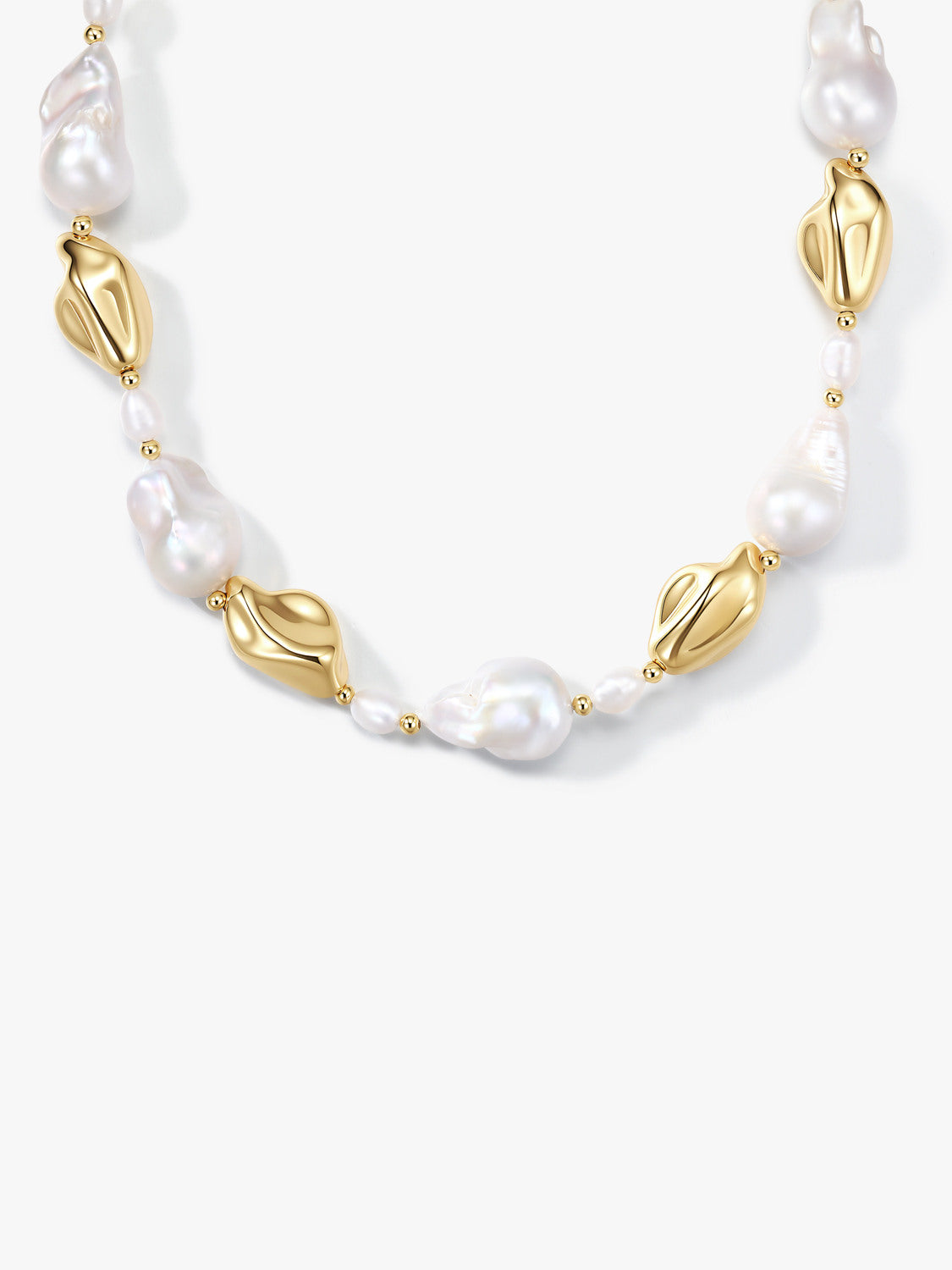 Baroque Pebble Necklace