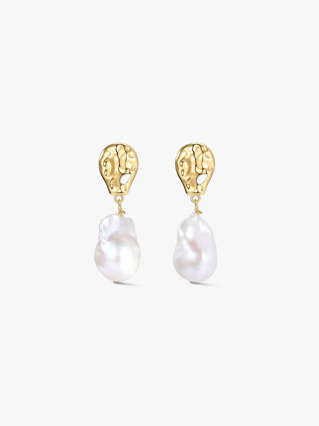 Moonstone Baroque Pearl  Drops
