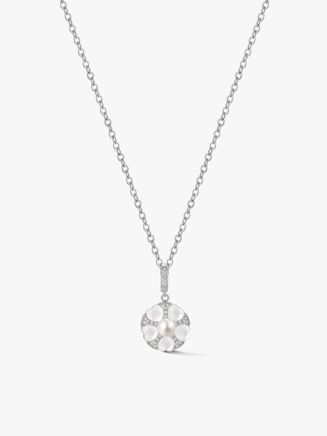 Silver Ophelia Pendant Necklace