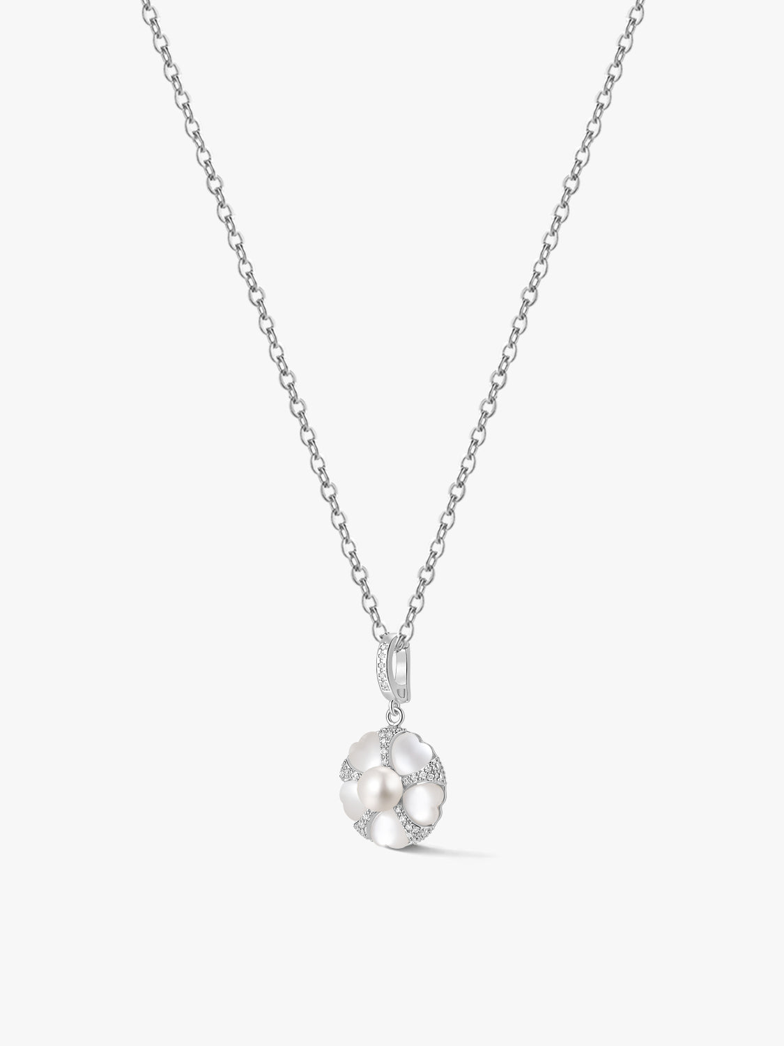 Silver Ophelia Pendant Necklace