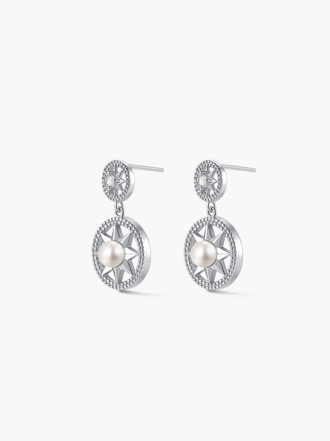 Silver Compass Drops