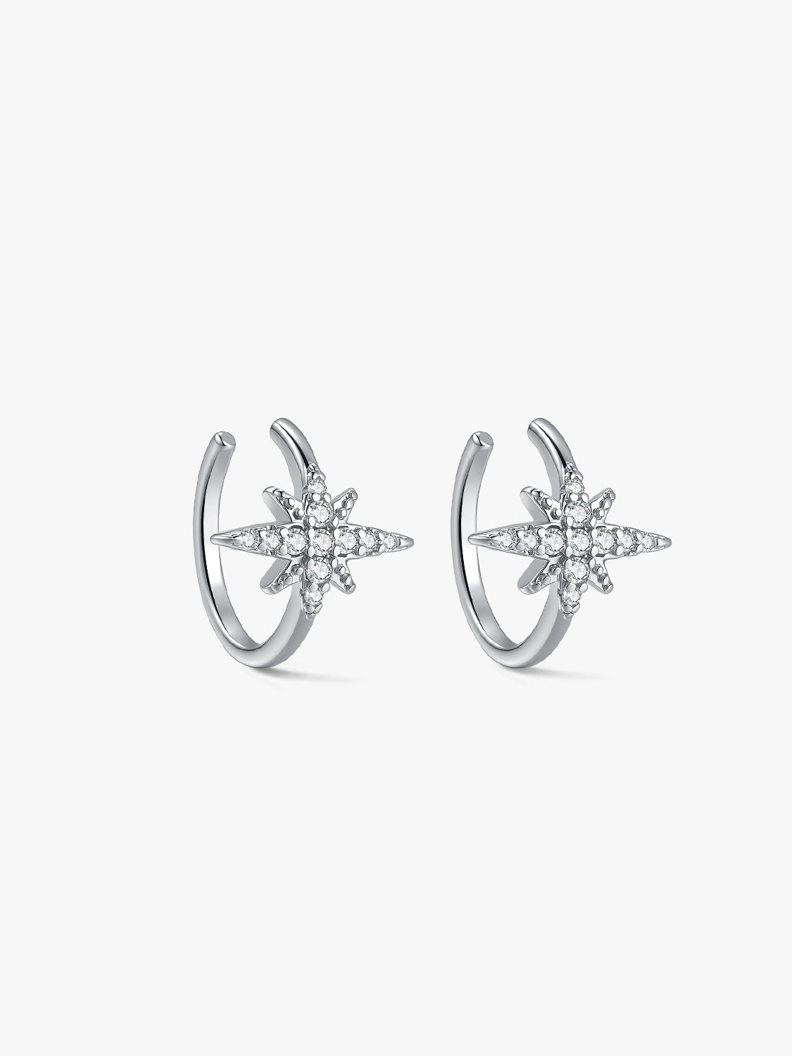 Silver Astra Ear Cuff