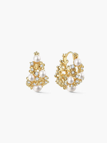 Briar Pearl Hoops