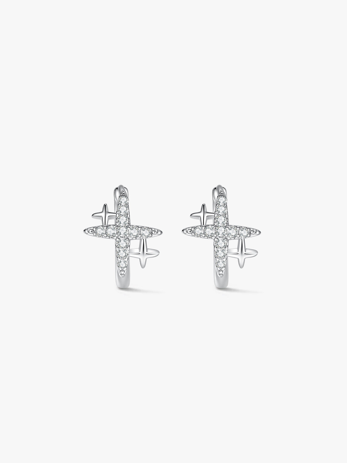 Stellar Cross Earrings