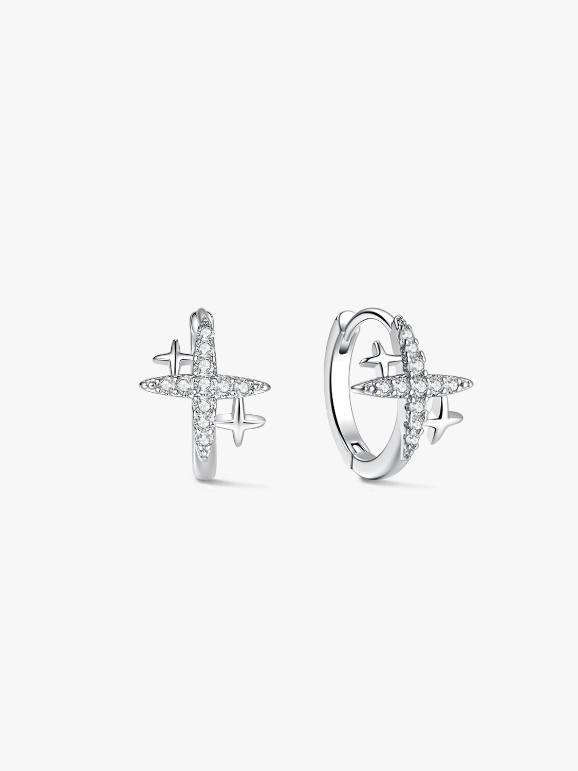 Stellar Cross Earrings
