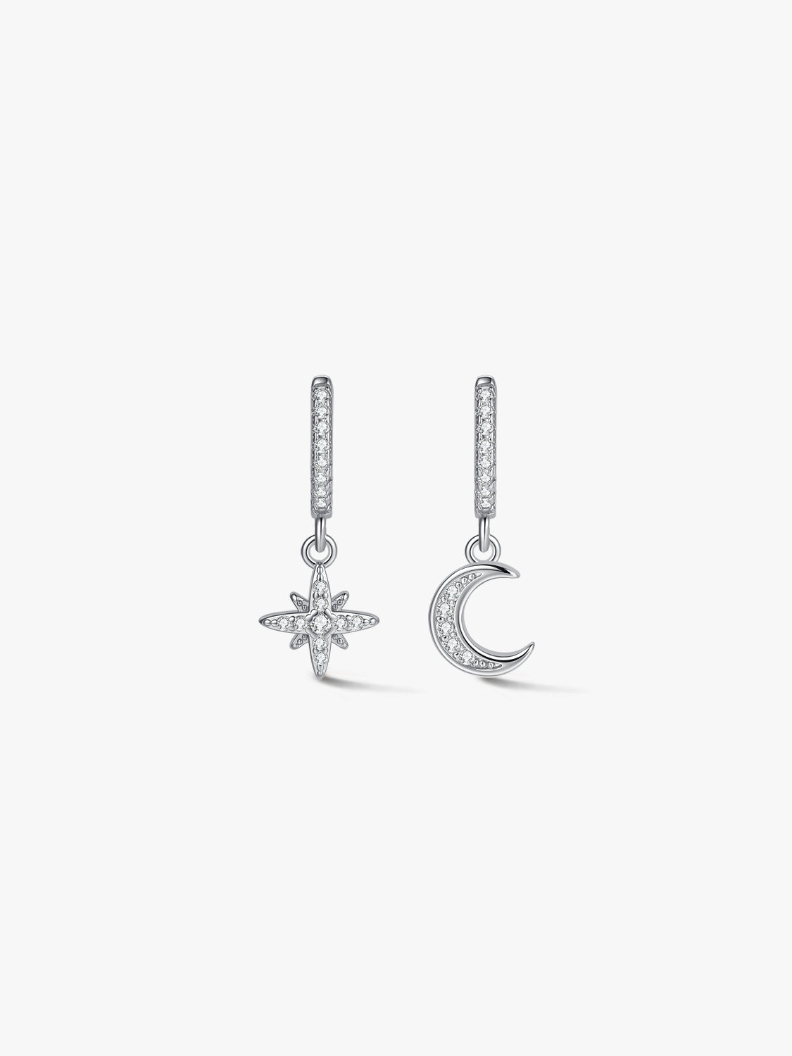 Silver Aster Twin Drops
