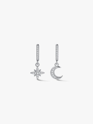 Silver Aster Twin Drops