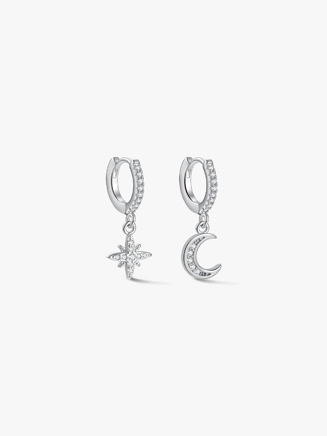 Silver Aster Twin Drops