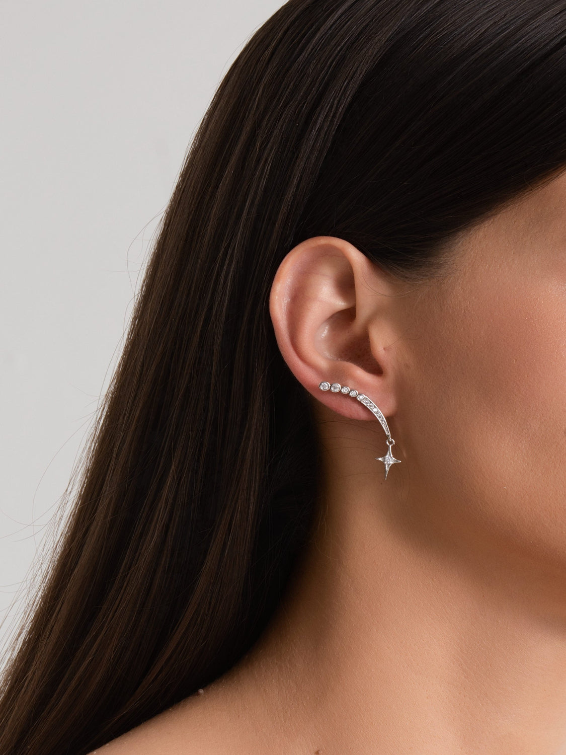 Silver Starline Earrings