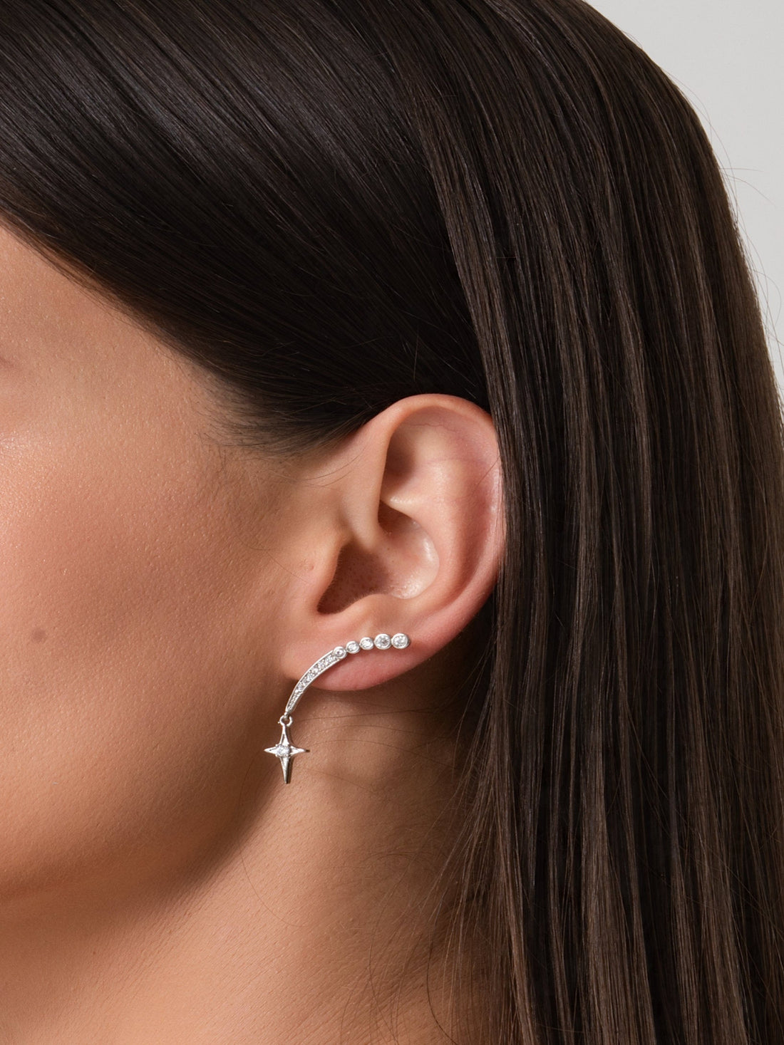 Silver Starline Earrings