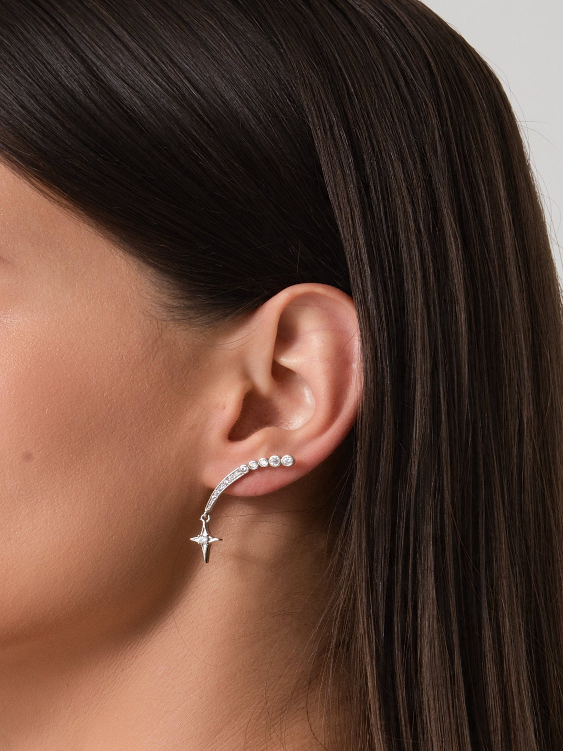 Silver Starline Earrings