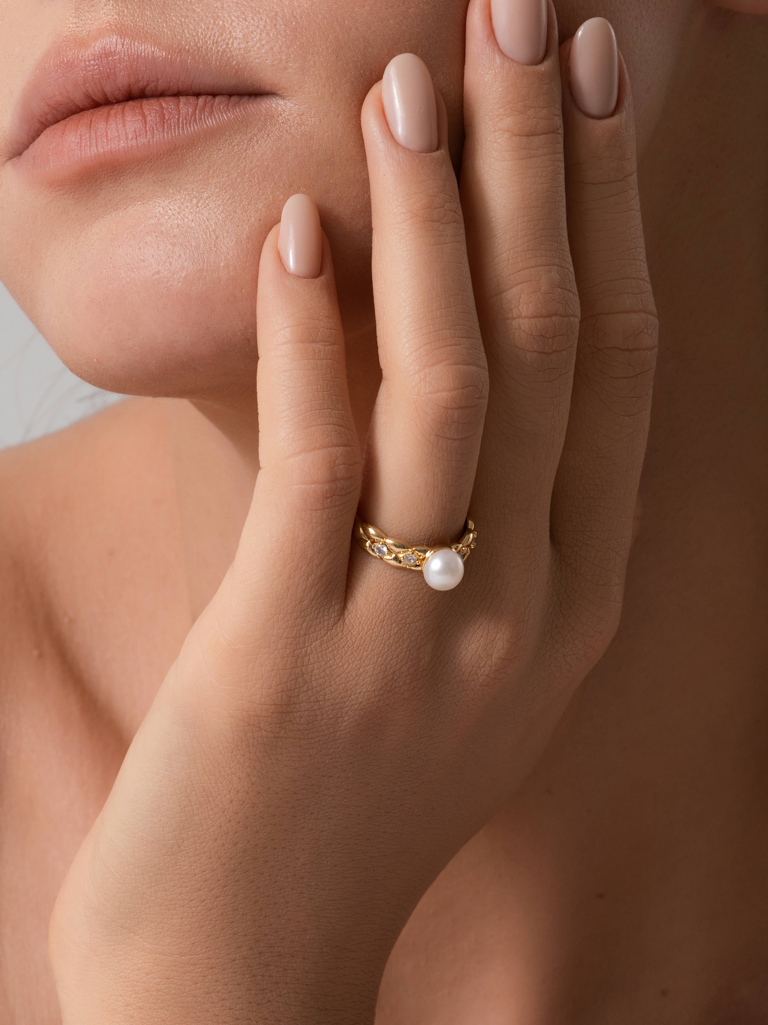 Metal Lace Crash Ring