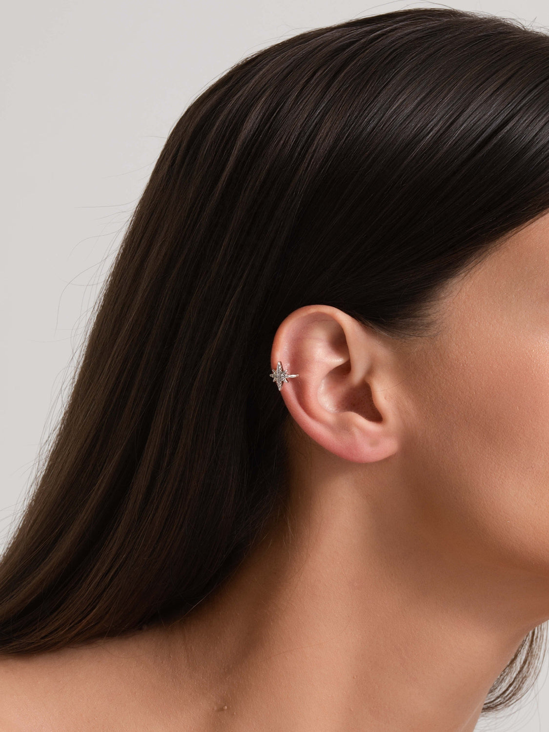 Silver Astra Ear Cuff