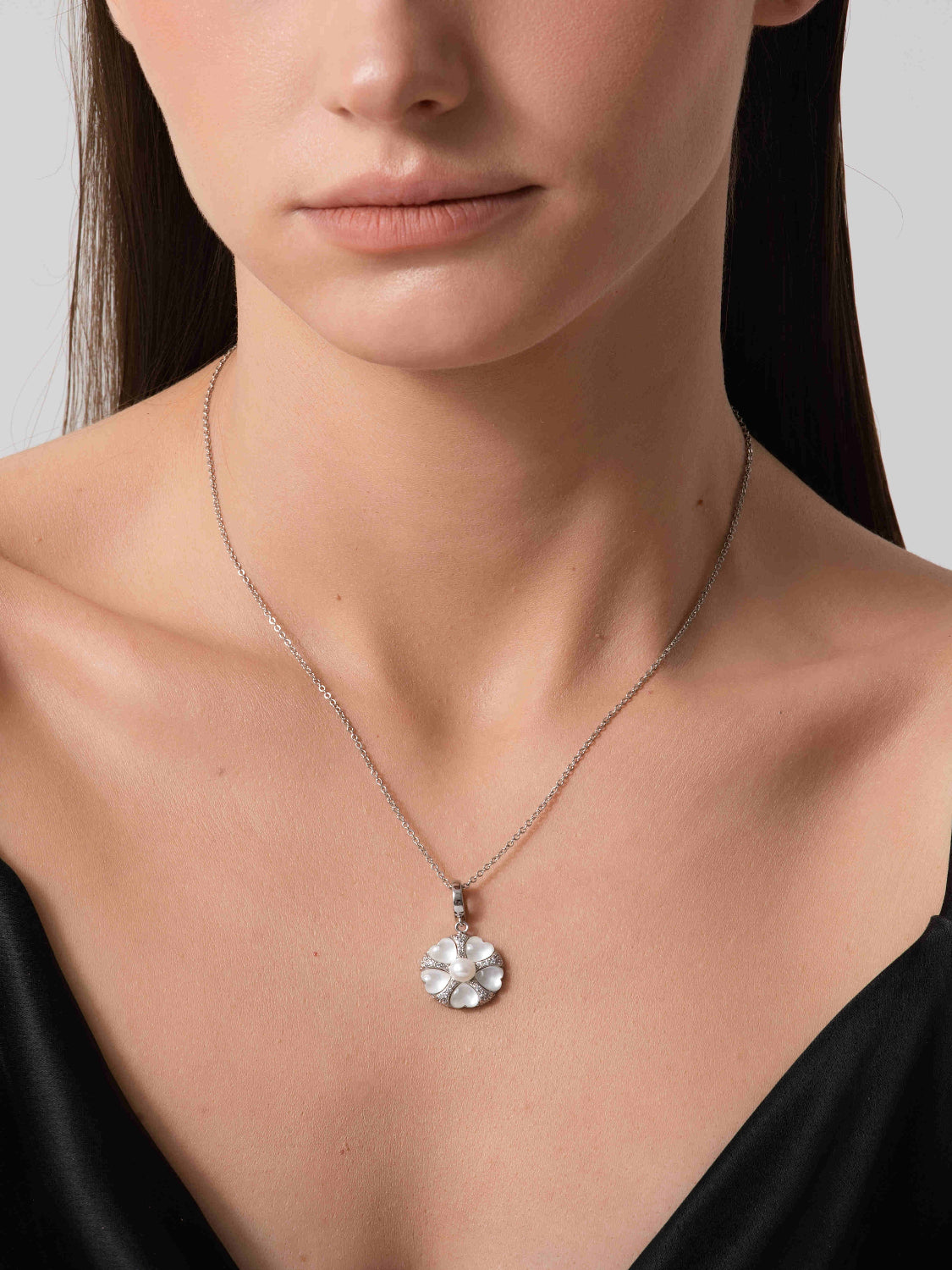 Silver Ophelia Pendant Necklace