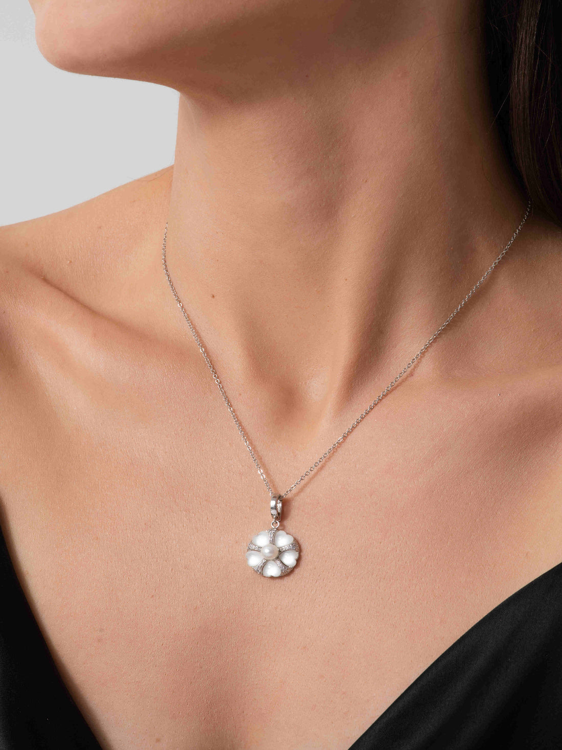 Silver Ophelia Pendant Necklace