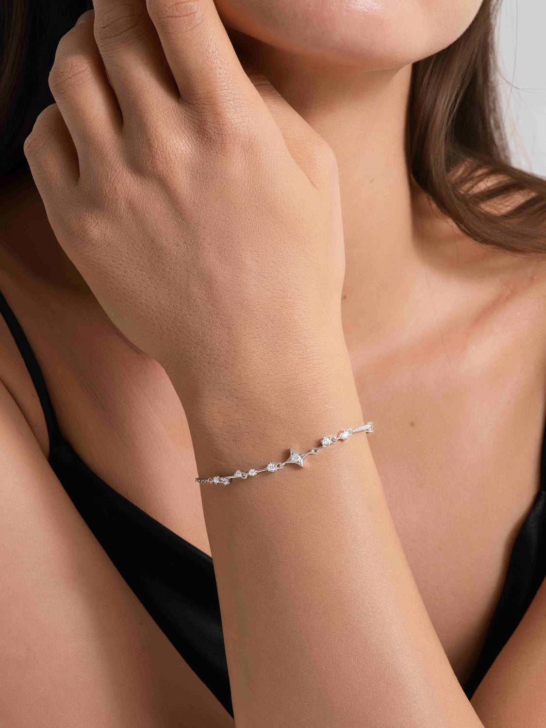 Silver Iris Bracelet